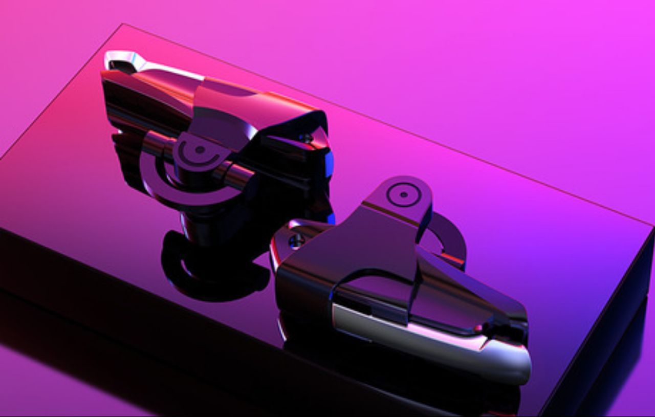 

Беспроводной геймпад триггер Shooter PUBG Mobile Angel button black