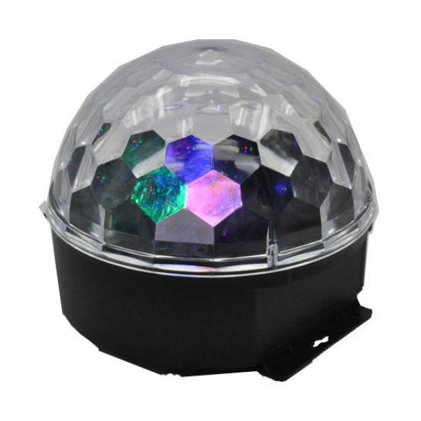 

Светодиодный шар Led Magic Ball NDW диско-шар работает от сети Черный (17433)