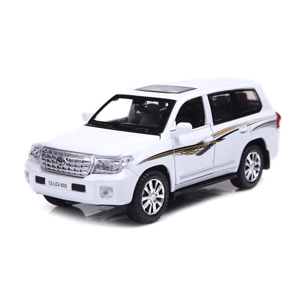 

Коллекционная машинка Toyota Land Cruiser V8 игрушечная металлическая моделька 1:32 Белый (5366532)