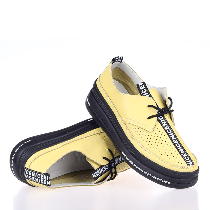 

Женские кеды деми Allshoes 158570 Желтый р.37