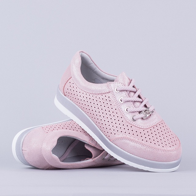 

Женские кеды деми Allshoes 141926 Розовый р.38 (24,5 см.)
