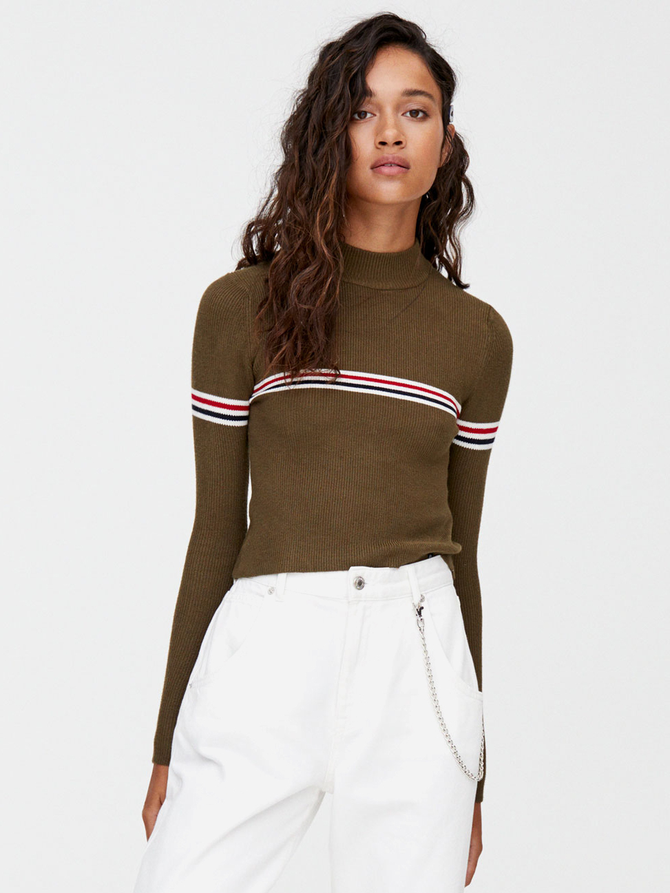 

Водолазка Pull & Bear 09558301533  Принт, Водолазка Pull & Bear 09558301533 S Принт