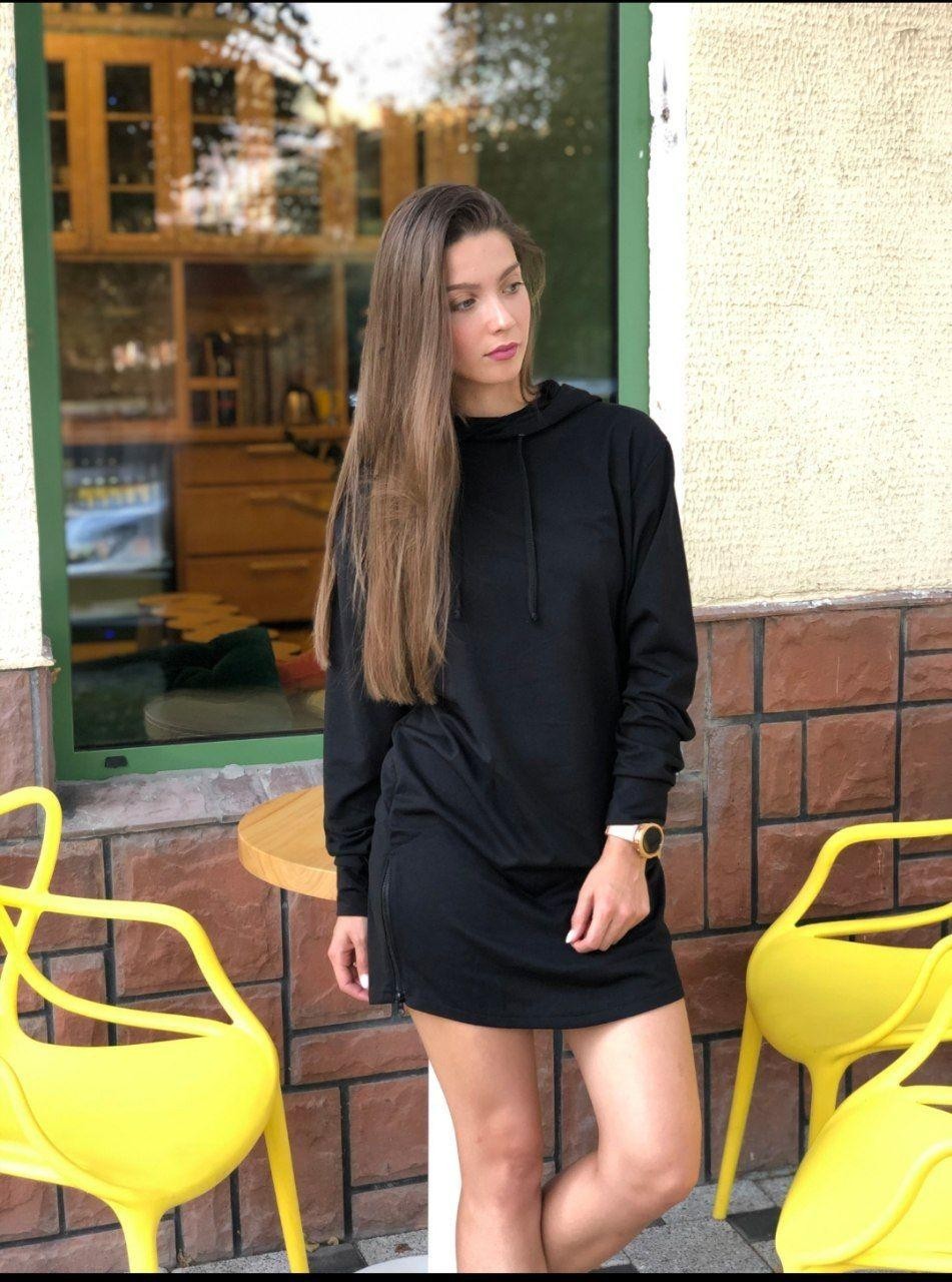 

Худи-платье DNK MAFIA Elven  Black EL04, Худи-платье DNK MAFIA Elven XL Black EL04