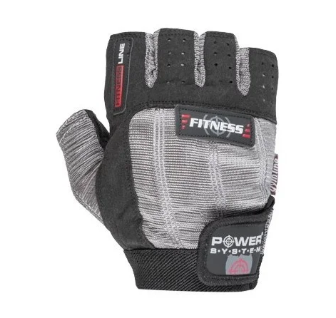 

Перчатки для фитнеса и тяжелой атлетики Power System Fitness PS-2300 Grey/Black XS