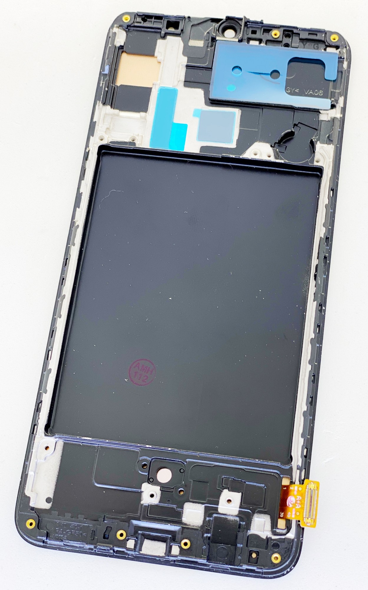 

Дисплей (экран) для Samsung A705F Galaxy A70 + тачскрин, черный, с передней панелью, OLED