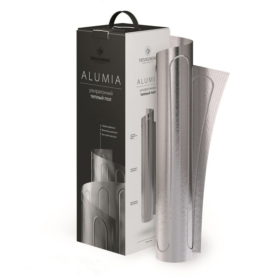 

Теплолюкс ALUMIA (3 м²) ультратонкий алюминиевый нагревательный мат