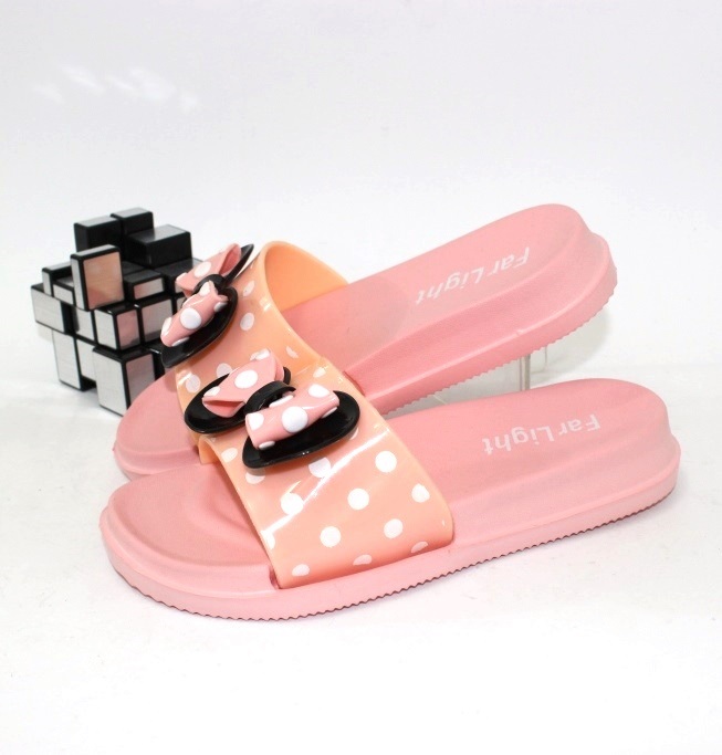 

Красивые шлёпанцы для девочек Light 7001C-1-pink 31 20.5см розовый