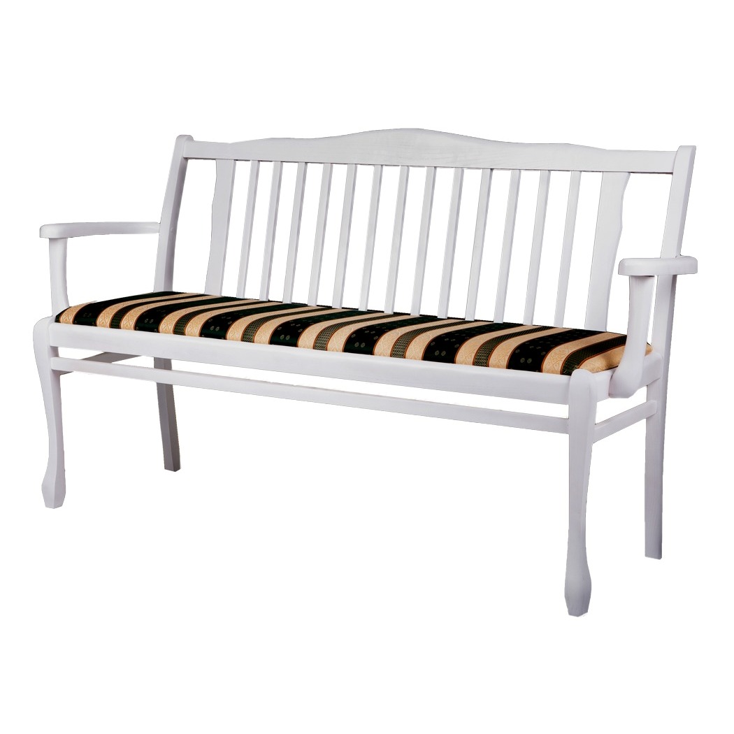 

Банкетка со спинкой из дерева и ткани(Jakard Poliester 5/1) Версаль 1450*880*570 Белый Mix Mebli