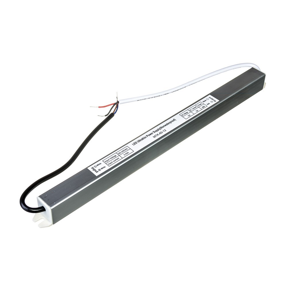 

Негерметичный блок питания MOTOKO Premium SLIM 12V-5А-60W IP20 (1013425)