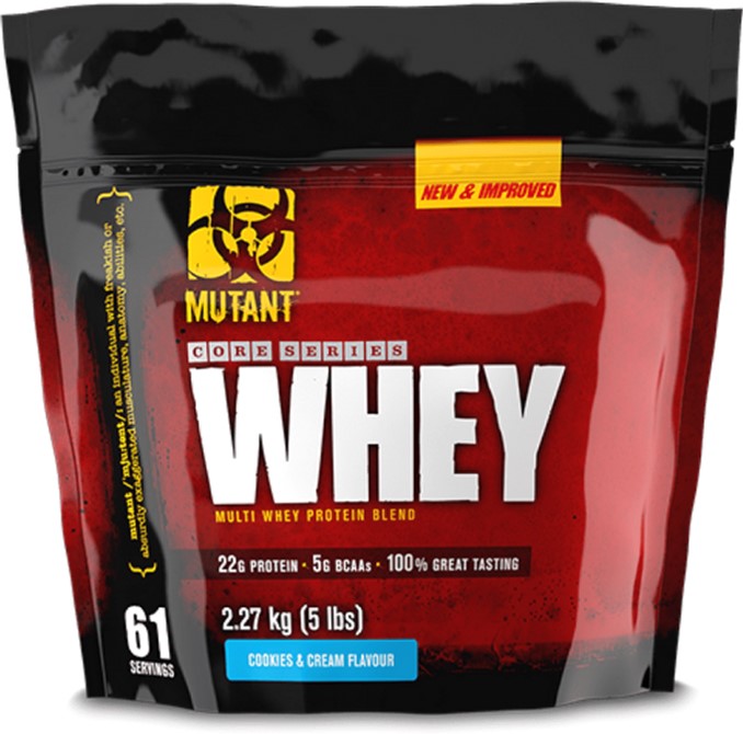 

Сывороточный протеин Mutant Whey 2.27 кг со вкусом Chocolate fudge brownie (627933210551)