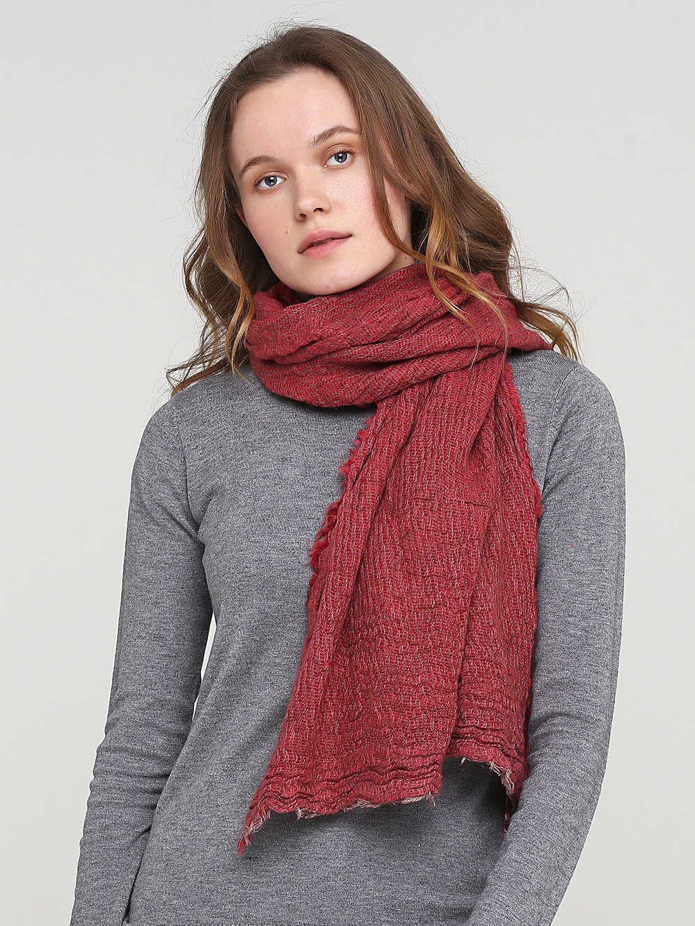 

Палантин Sisley smix05500051  Бордовый, Палантин Sisley smix05500051 One size Бордовый
