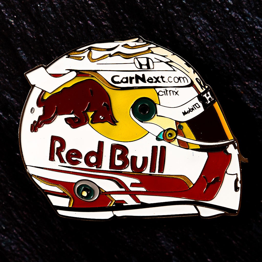 

Пин-значок - шлем Max Verstappen Helmet Red Bull Honda 2021