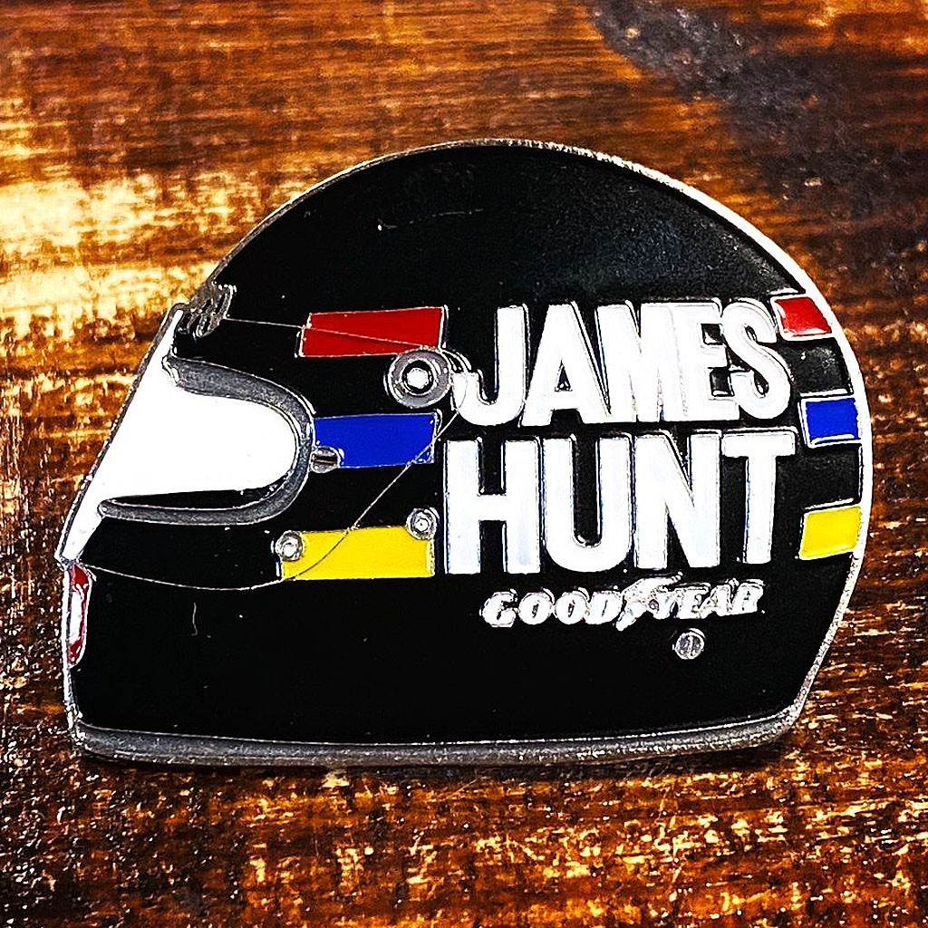 

Пин-значок - шлем James Hunt McLaren F1
