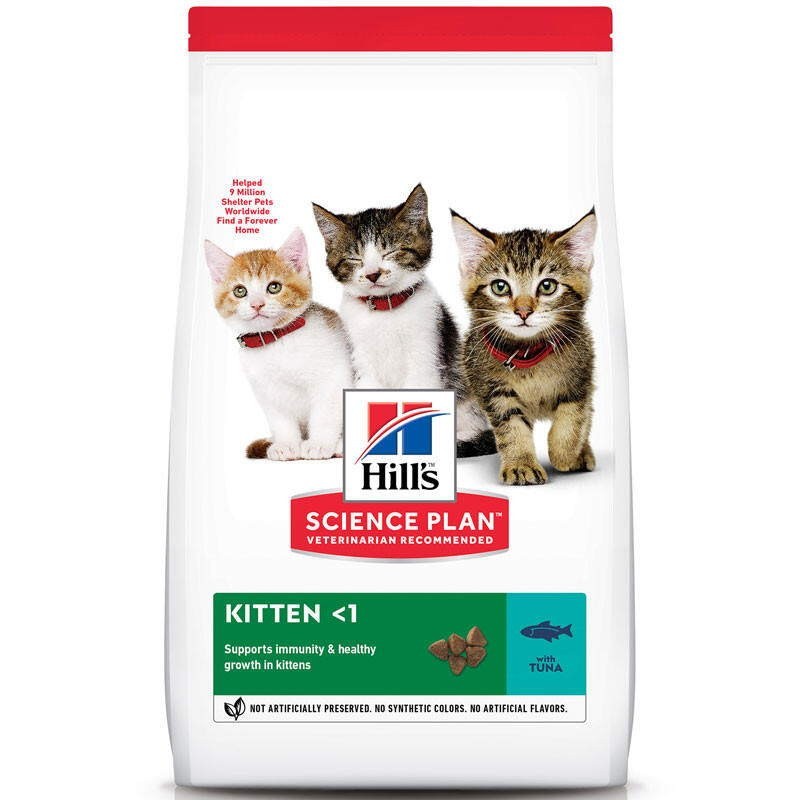 

Сухой корм Hills ( Хилс ) SP Kitten Tuna корм для котят, беременных и кормящих кошек с тунцом 1.5кг