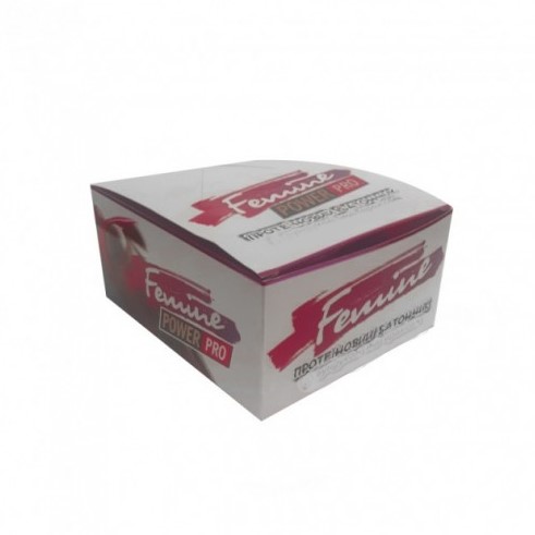 

Протеиновый батончик Power Pro Femine Bar 60 г Черная смородина 20 шт (827604)