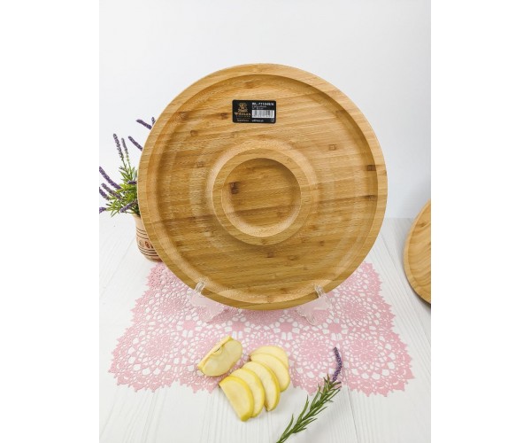 

Блюдо бамбуковое круглое Wilmax Bamboo 35,5 см-2 секции WL-771049/А