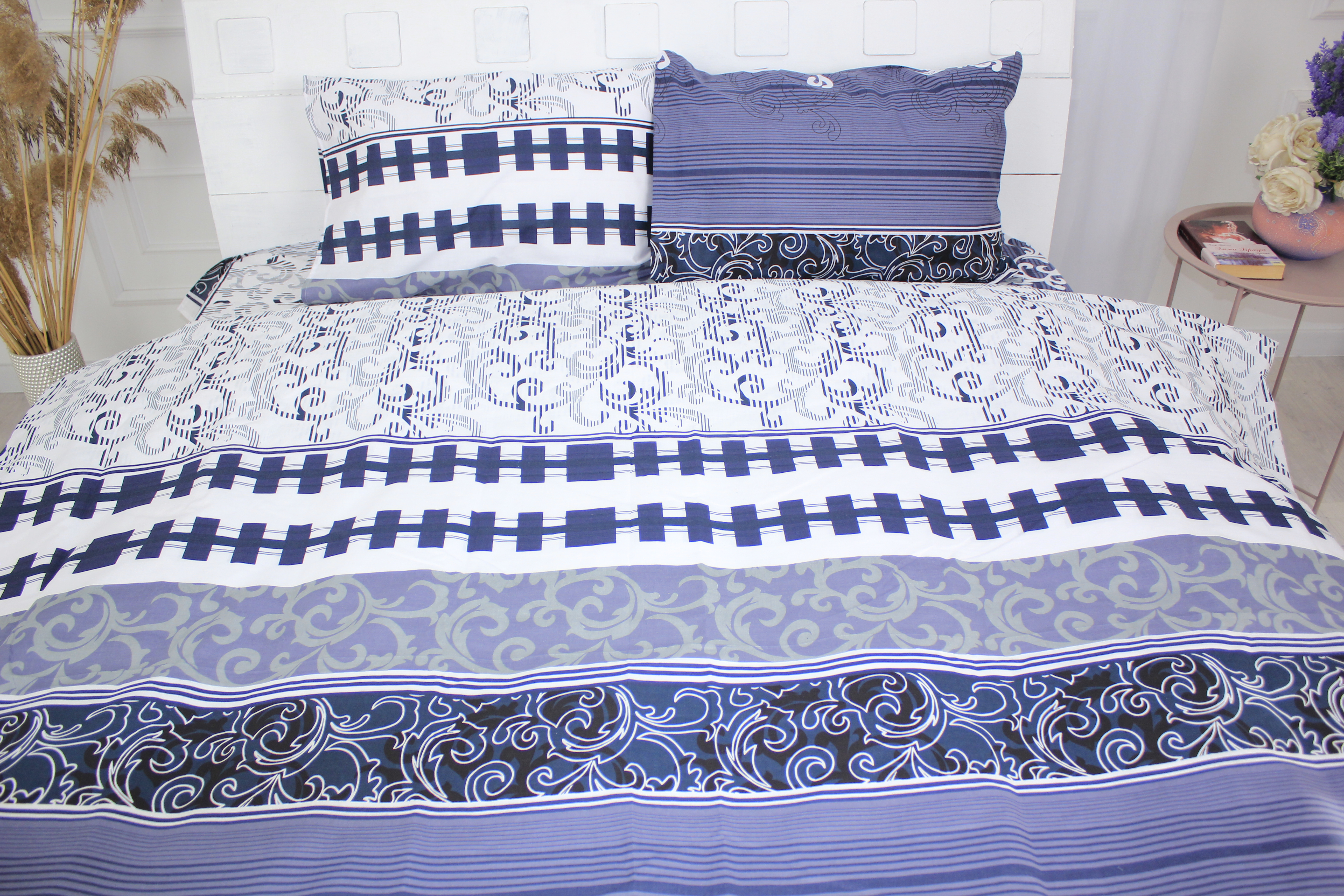 

Простынь MirSon Ranforce Elite 20-0007 Norina 150х220 см