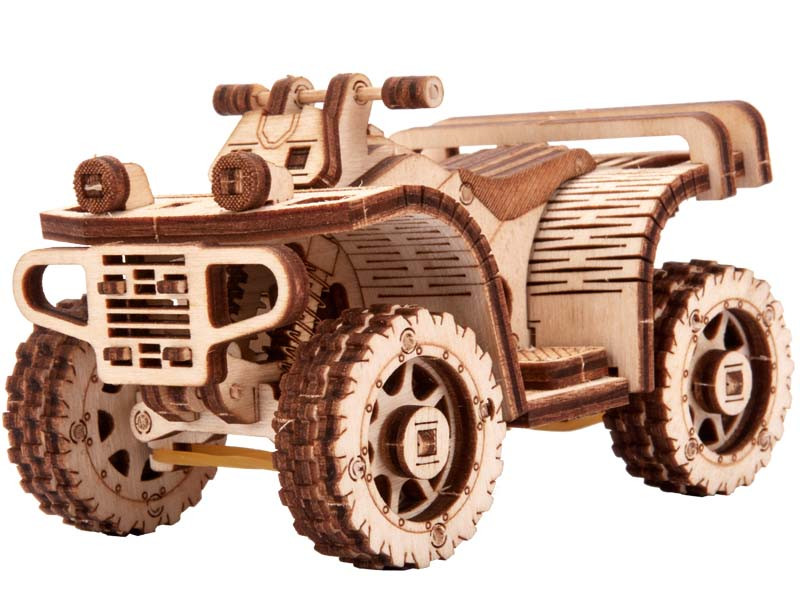 

3D пазл деревянный конструктор Wood Trick Квадроцикл ATV