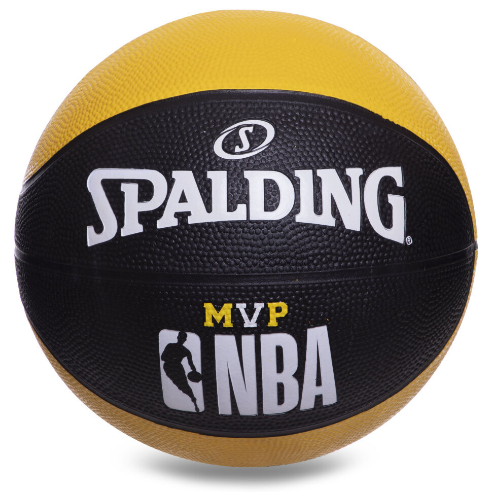 

Мяч баскетбольный SPALDING NBA Mvp Color All Surface 83830Z №5 черный-желтый