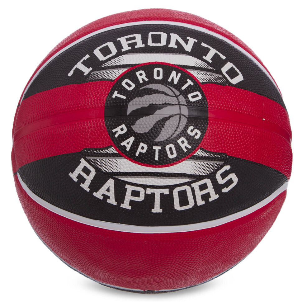 

Мяч баскетбольный SPALDING NBA Team TORONTO RAPTORS 83511Z №7 красный-черный