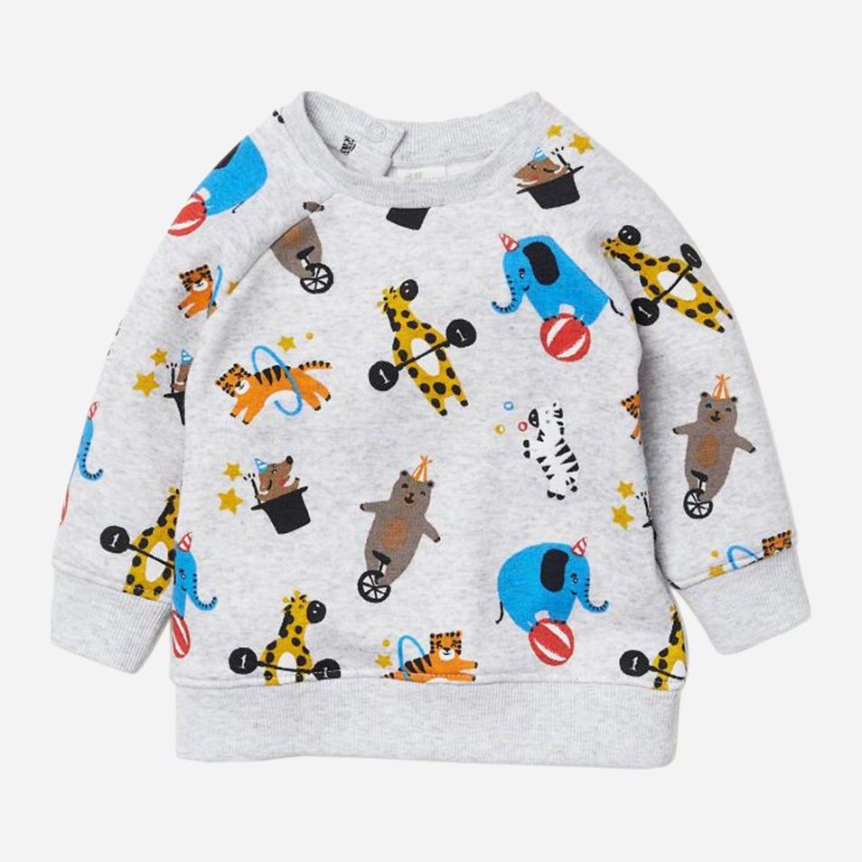 

Свитшот H&M HOM91082 92 см Серый/Комбинированный