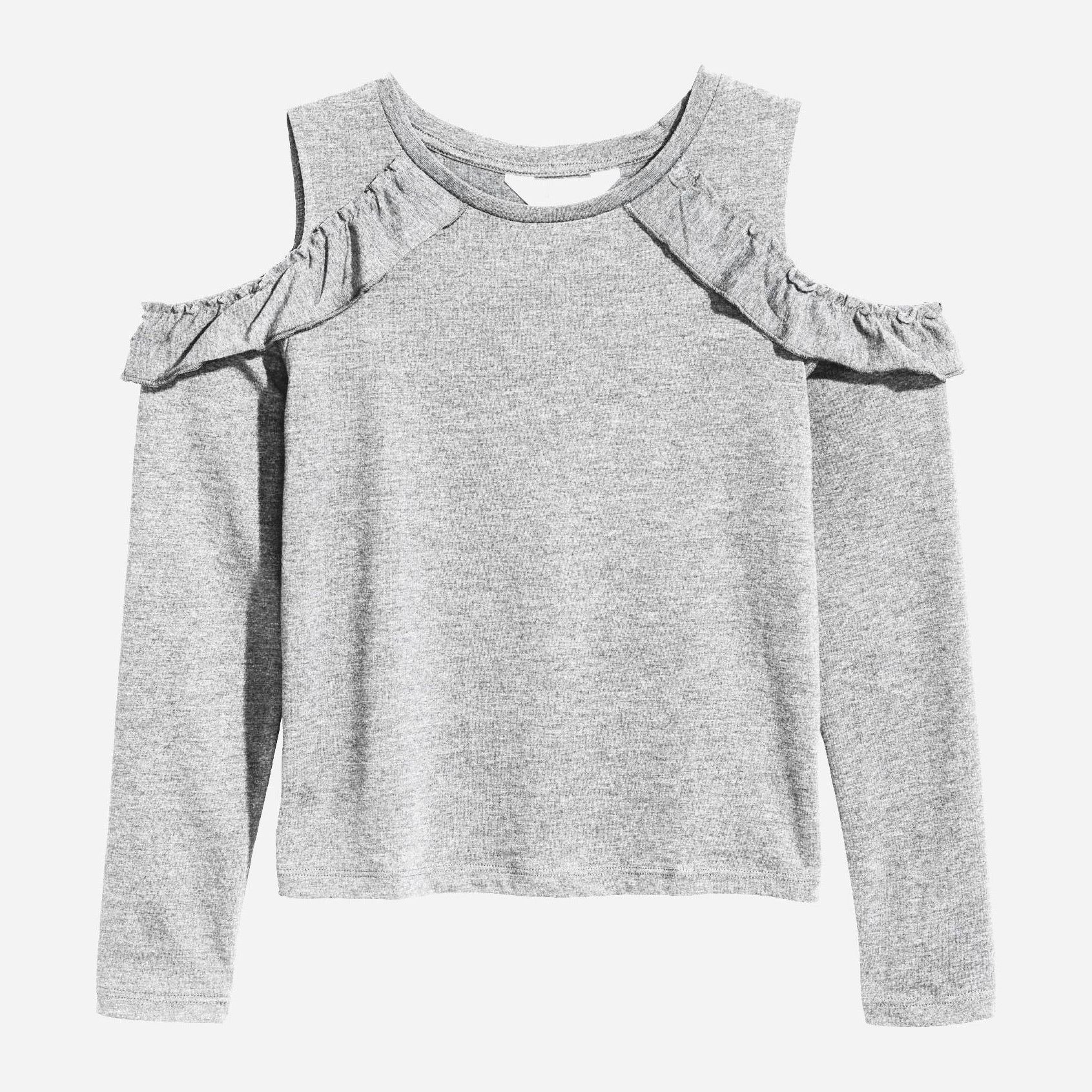 

Футболка с длинными рукавами H&M HOM91079 146-152 см Серая