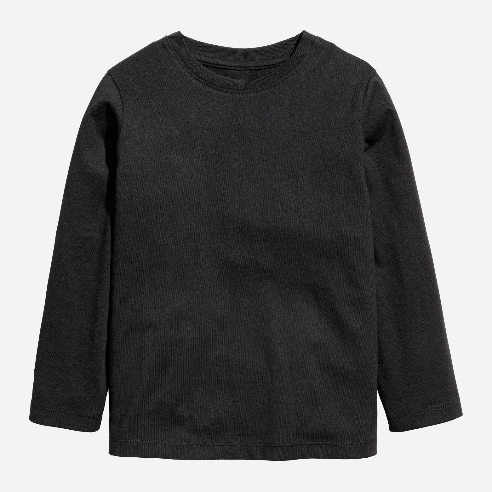 

Футболка с длинными рукавами H&M HOM92134 98-104 см Черная