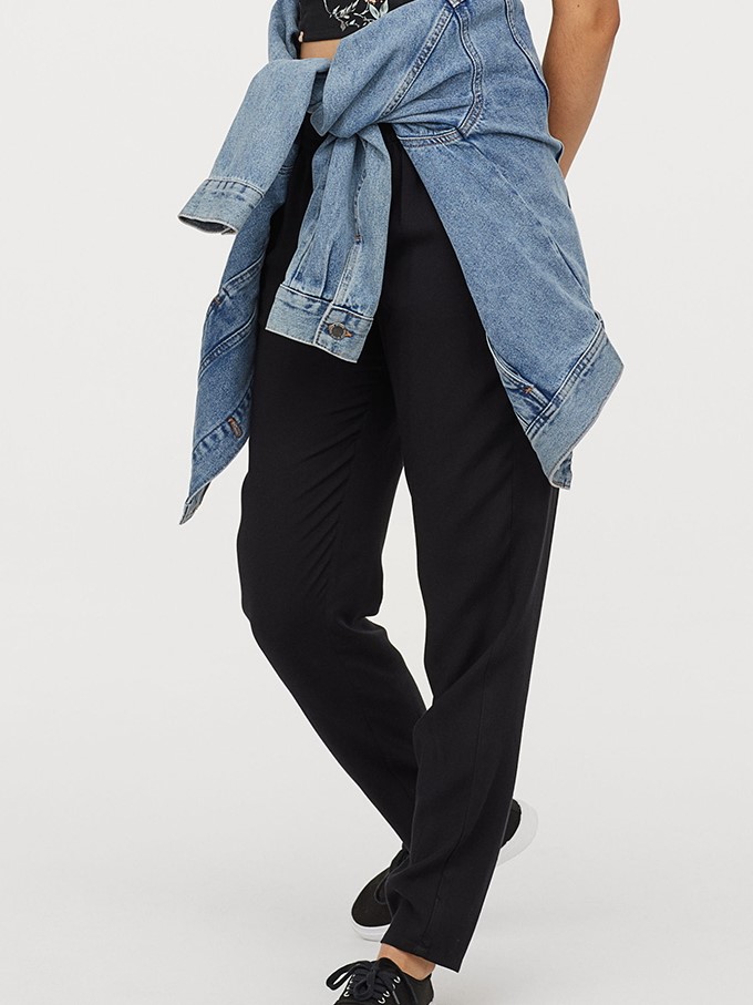 

Брюки H&M 0554477_черн_07  Черные, Брюки H&M 0554477_черн_07 34 Черные