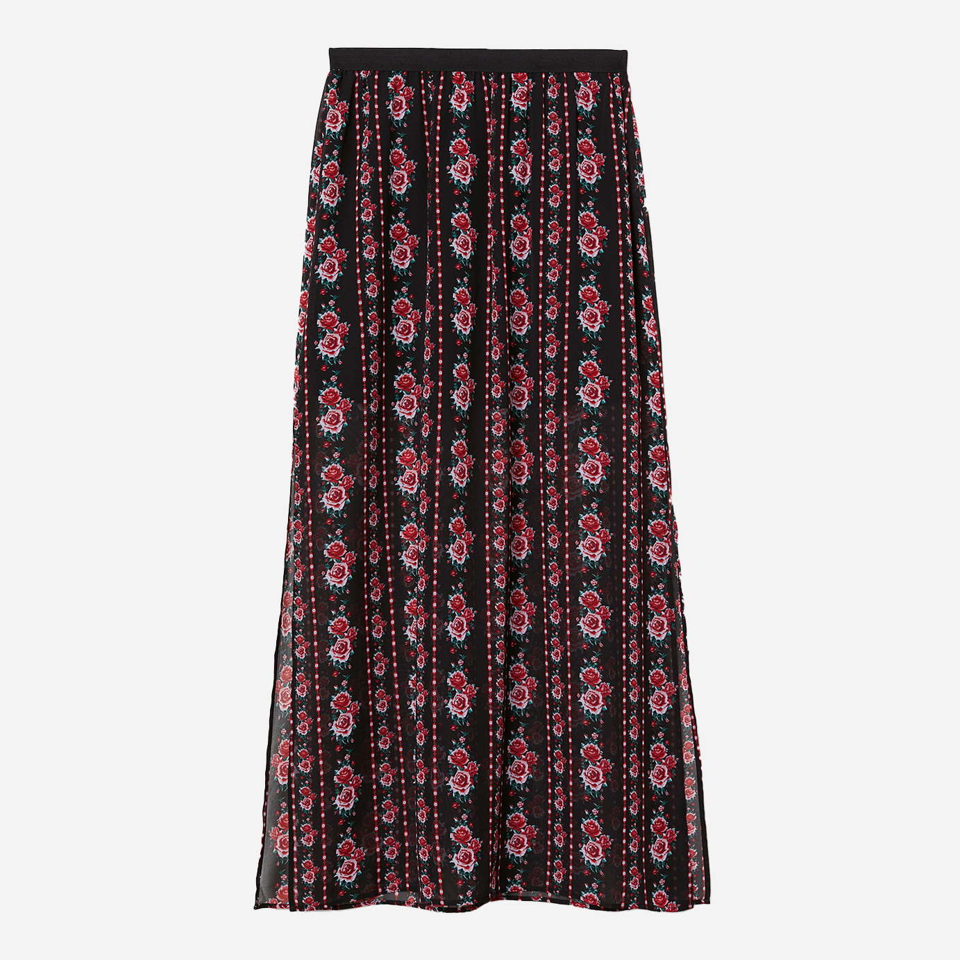 

Юбка H&M 0464454_розы  Черная, Юбка H&M 0464454_розы 34 Черная