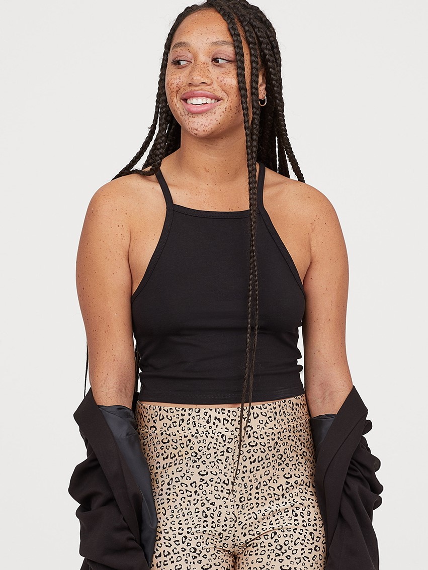 

Топ H& 0377277_черный_02  Черный, Топ H&M 0377277_черный_02 M Черный