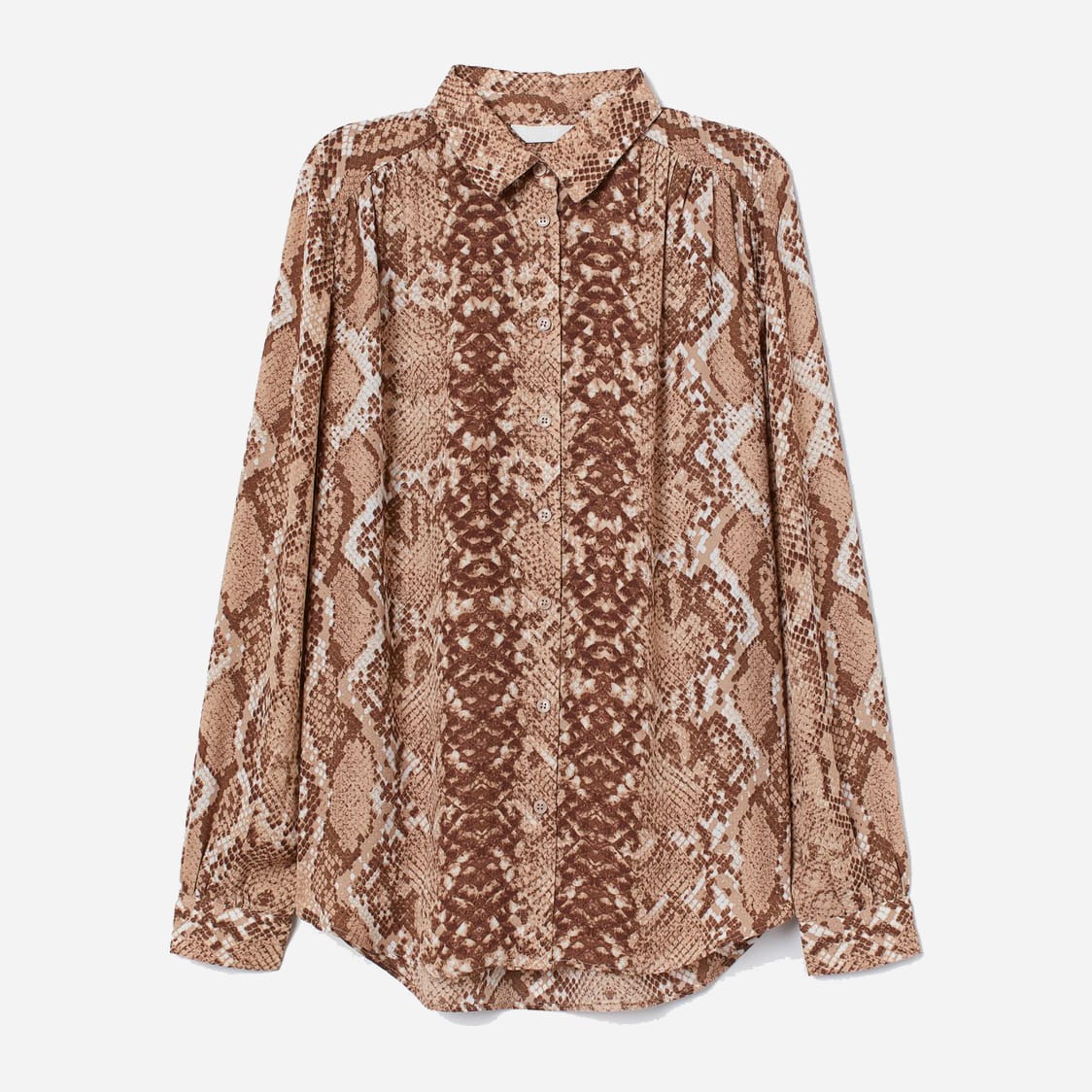 

Блузка H&M 0697054  Коричневая, Блузка H&M 0697054 40 Коричневая