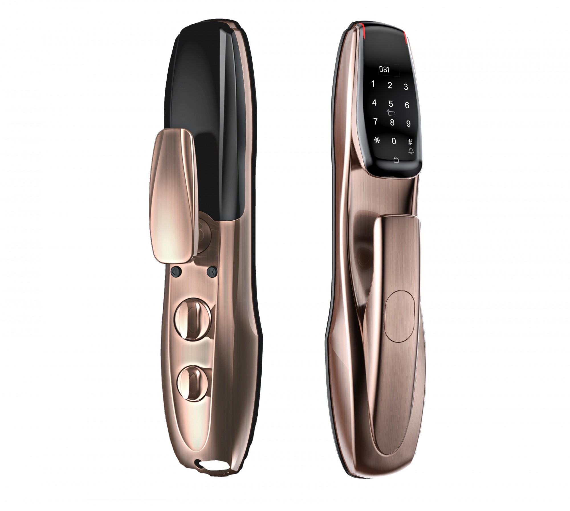 

Умный замок Qleung S916-2 Red Bronze