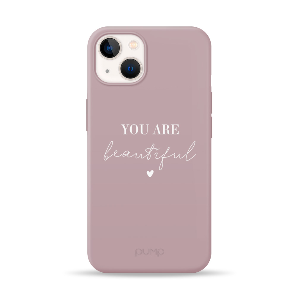 

Чехол для iPhone 13 mini Pump Silicone Minimalistic Case You Are Beautiful