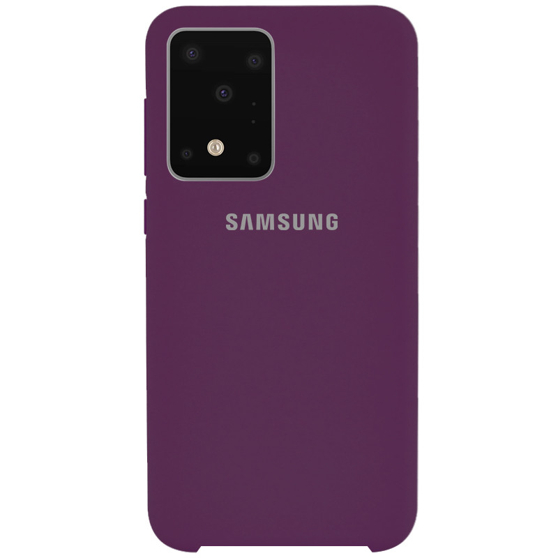 

Чехол Epik Silicone case для Samsung Galaxy S20 Ultra Темно-Фиолетовый