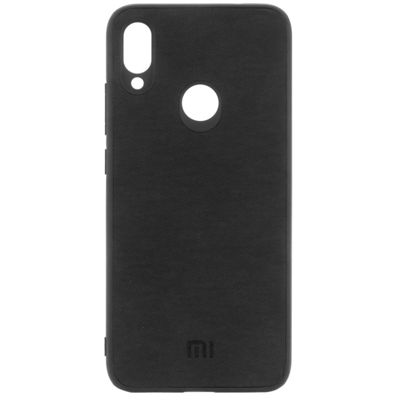 

TPU чехол Epik Textile Logo для Xiaomi Redmi 7 Черный