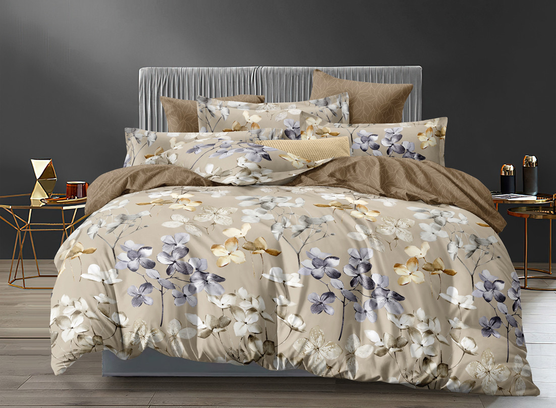 

Двуспальный комплект постельного белья на резинке 180*220 сатин Sleep Well
