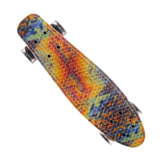 

Пенни борд (Penny Board) 24, Колёса PU светящиеся баблгам