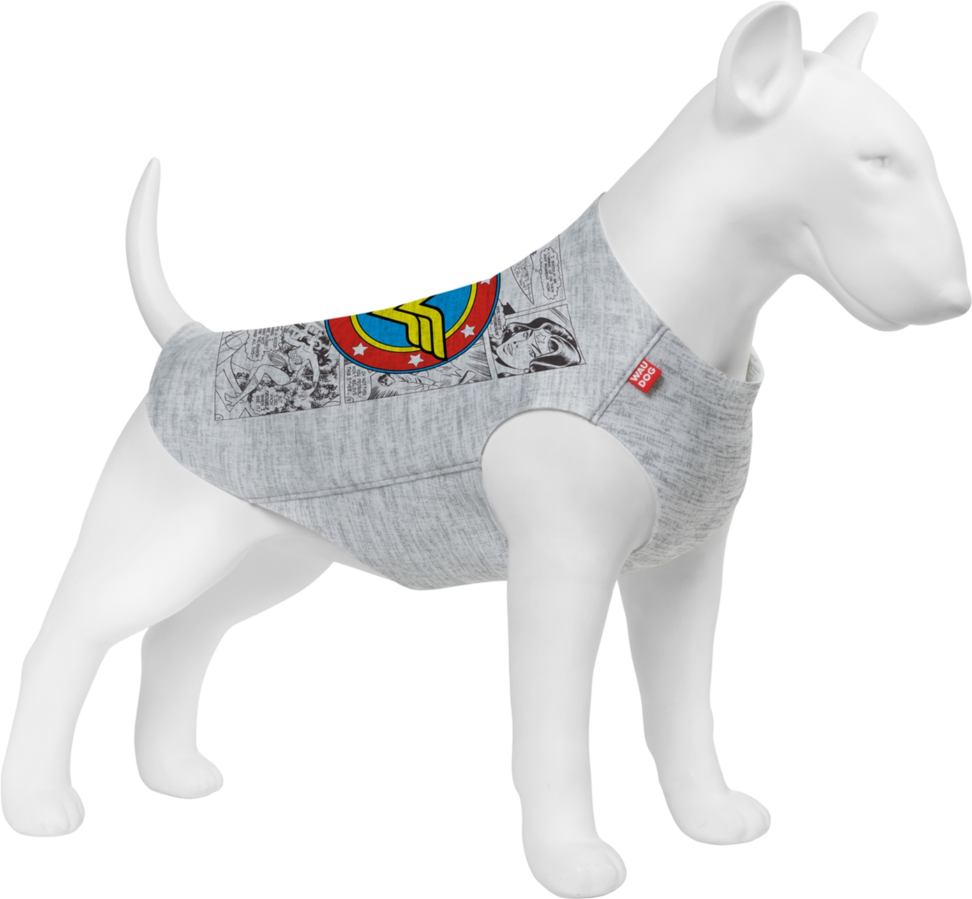 

Майка для собак Collar Waudog Clothes рисунок "Чудо-женщина комикс" M40 (297-4009Collar)