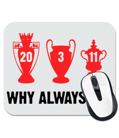 

Коврик для мыши Why Always Us
