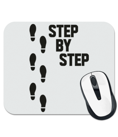 

Коврик для мыши Step by Step