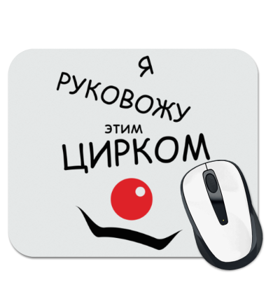 

Коврик для мыши Руковожу цирком