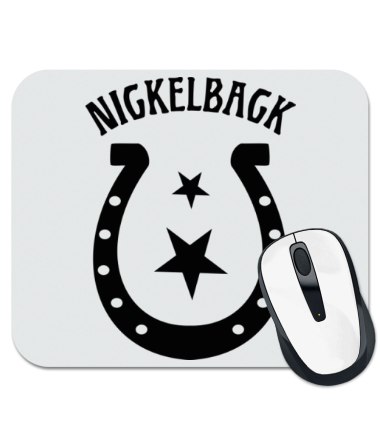

Коврик для мыши Nickelback подкова