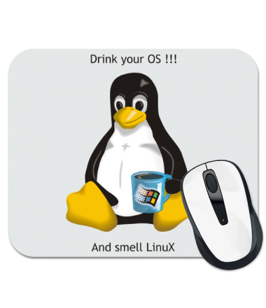 

Коврик для мыши Smells Linux
