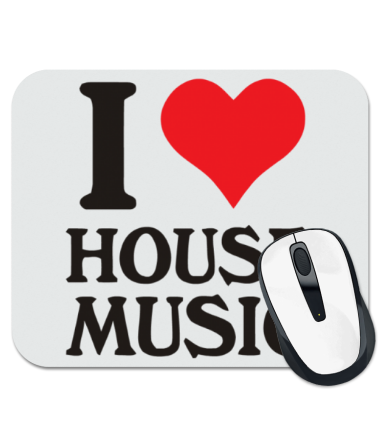 

Коврик для мыши I Love Music 2