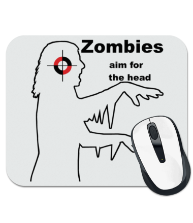 

Коврик для мыши Zombies 1