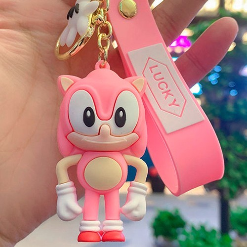 

Брелок Соник Baby Sonic Keychain розовый