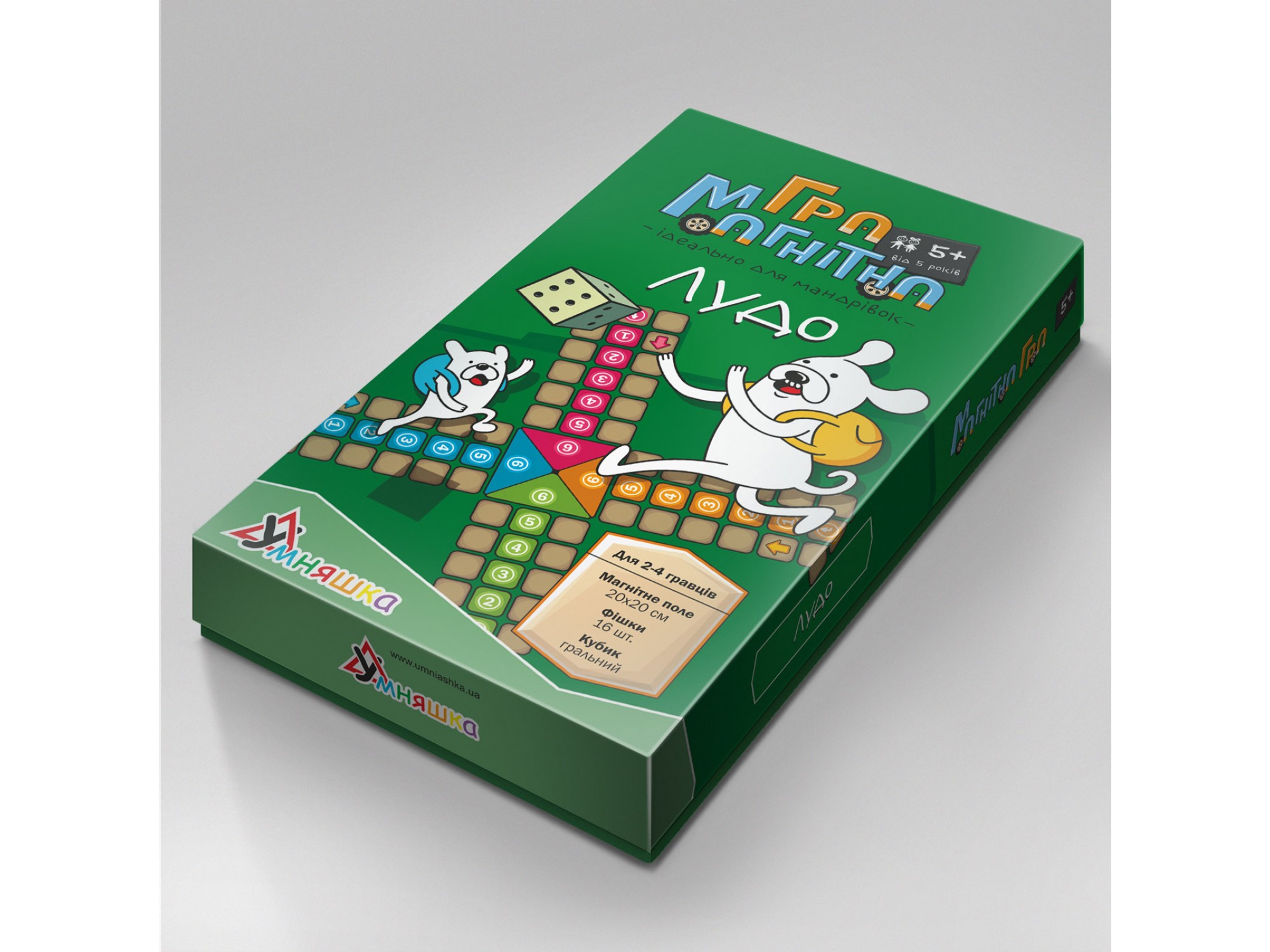 

Настольная Магнитная игра Умняшка Лудо 1463 (456170)