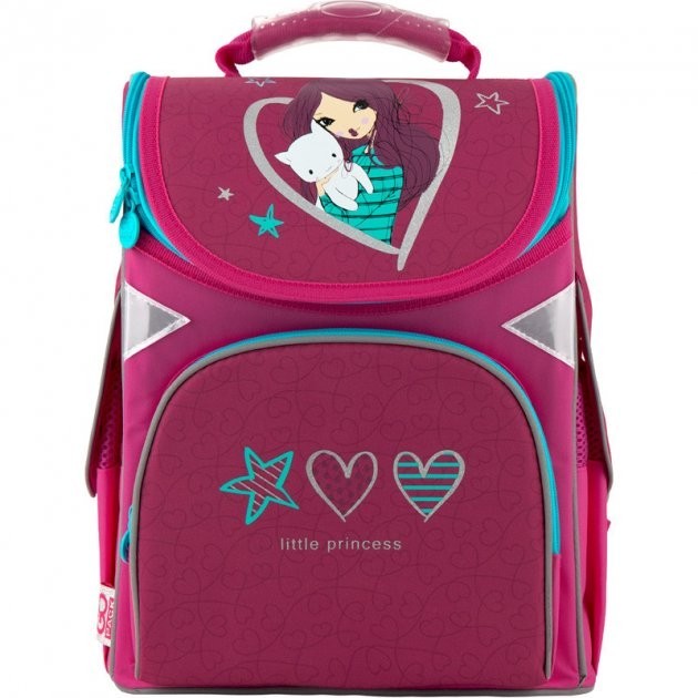 

Рюкзак школьный каркасный GoPack Education Little princess GO20-5001S-3