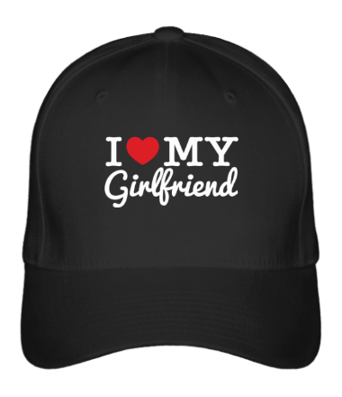 

Бейсболка (кепка) I love my girlfriend Черный