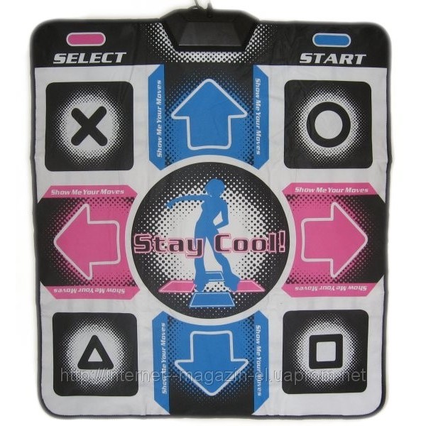 

Танцювальний килимок Zatry DanCool USB для ПК PC з СD диском 94 х 82 х 2,8 см